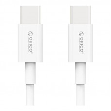 Кабель Orico USB Type-C - USB Type-C (M/M), 100W, 1м White (CA913381)