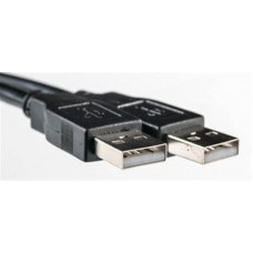 Кабель PowerPlant (KD00AS1215) USB2.0(AM)-USB2.0(AM), 3м, One ferrite, Black
