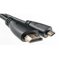 Кабель PowerPlant (KD00AS1242) HDMI-microHDMI v1.3, 2м, Black