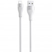 Кабель Proove Soft Silicone USB Type-A - Lightning (M/M), 2 м, White (CCSO20001122)