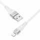 Кабель Proove Soft Silicone USB Type-A - Lightning (M/M), 2 м, White (CCSO20001122)