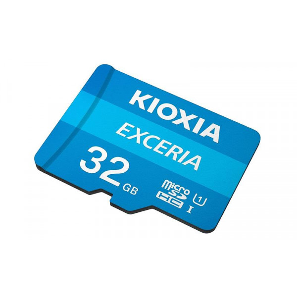 Карта пам`ятi MicroSDHC 32GB UHS-I Class 10 Kioxia Exceria R100MB/s (LMEX1L032GG2) + SD-адаптер