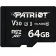 Карта пам`ятi MicroSDXC 64GB UHS-I/U3 Class 10 Patriot VX R90/W80MB/s (PSF64GVX31MCX)