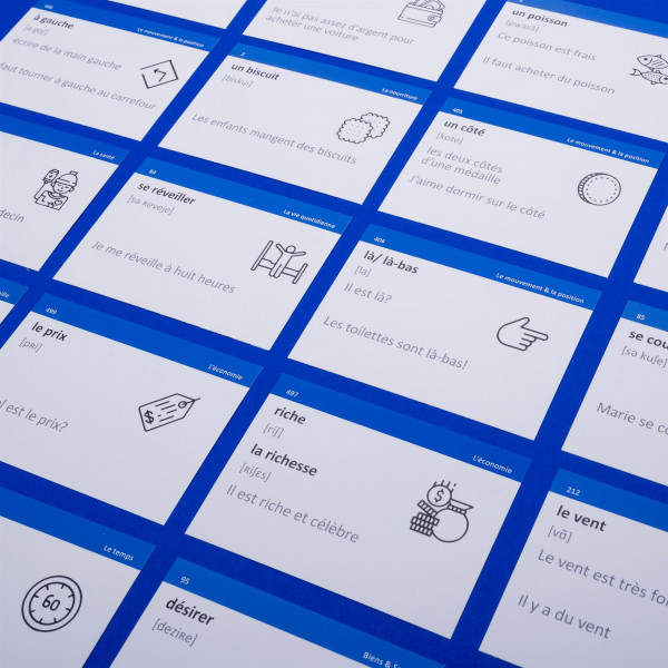 Картки для вивчення французької мови English Student