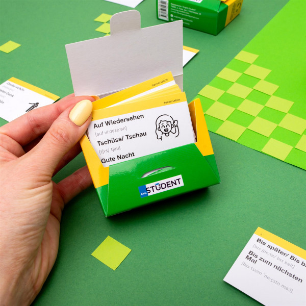 Картки для вивчення німецької мови English Student. Alltaglich Deutsch