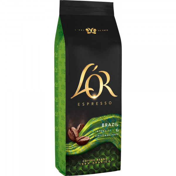 Кава в зернах L`OR Espresso Brazil 500г