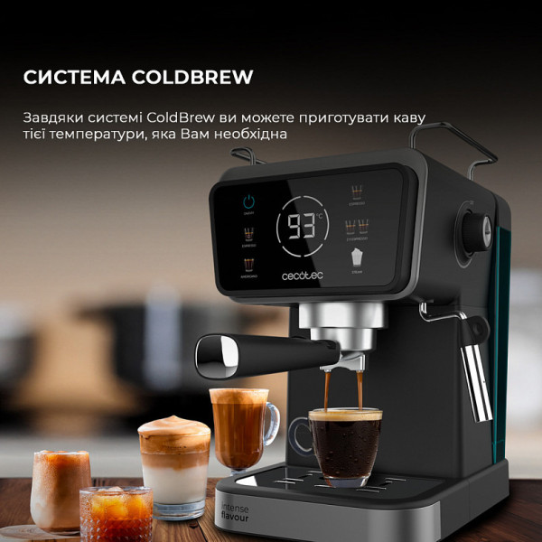 Кавоварка ріжкова Cecotec Power Espresso 20 ColdBrew Touch (CCTC-00269)