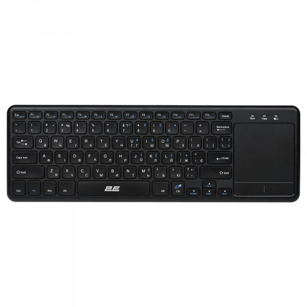 Клавіатура бездротова 2E KT100 WL Ukr Black (2E-KT100WB_UA)