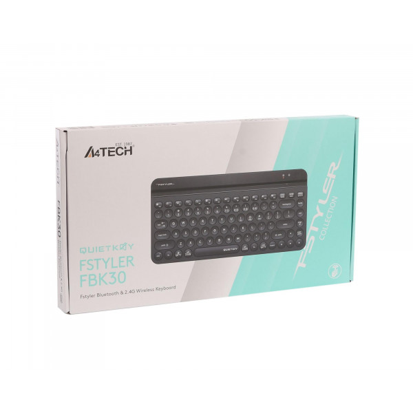Клавіатура бездротова A4Tech FBK30 Black