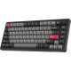 Клавіатура бездротова GamePro Asgard Yord Keychron Super Red Switch Black (MK266BK)