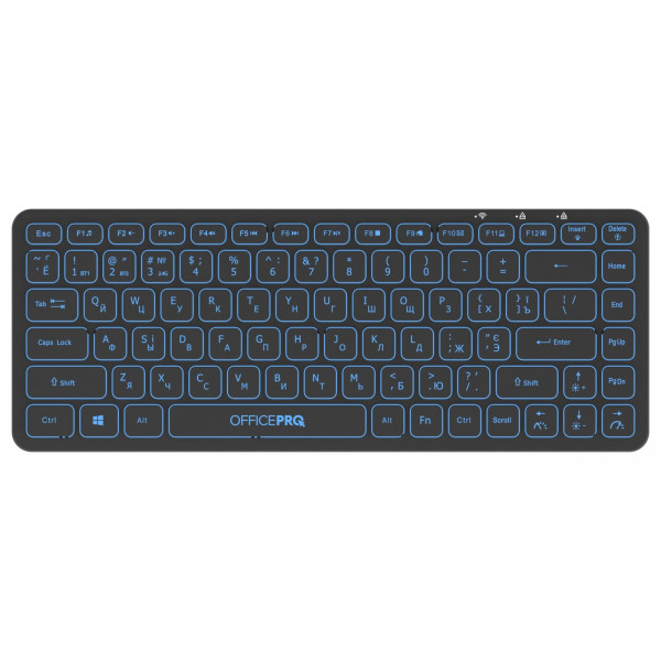 Клавіатура бездротова OfficePro SK790B Bluetooth Black