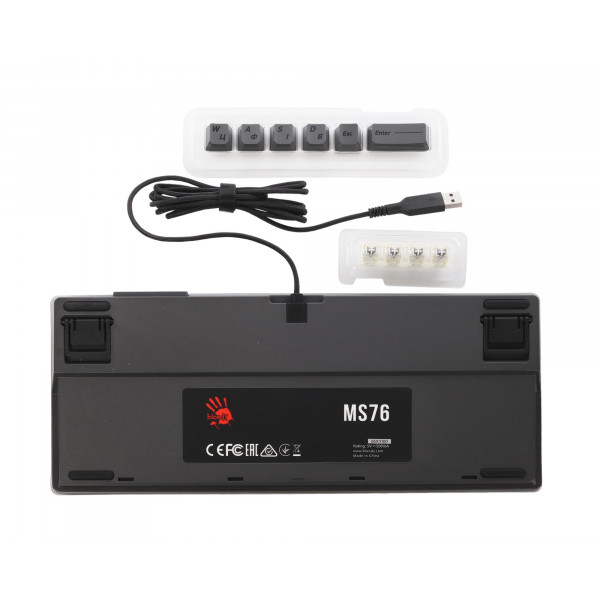 Клавіатура Bloody MS76 Iron Grey