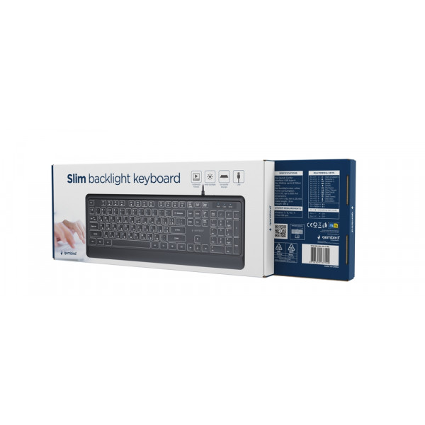 Клавіатура Gembird KB-UML-04-CYRL Black