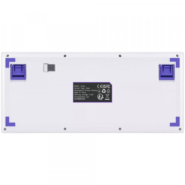 Клавіатура Proove Gaming Coupe UA White/Purple