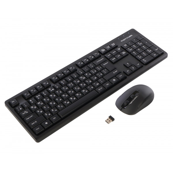Комплект (клавіатура, миша) бездротовий A4Tech FG1200S Black