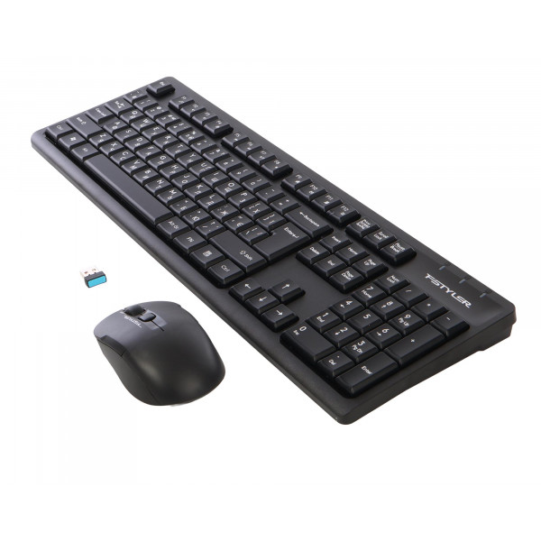 Комплект (клавіатура, миша) бездротовий A4Tech FG1200S Black