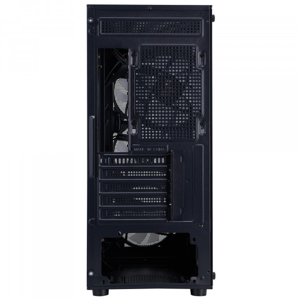 Корпус 1stPlayer FD3-M-BK-4F7 Black без БЖ