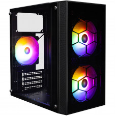 Корпус 1stPlayer X1-3F1 Black 600W