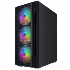 Корпус 1stPlayer X5-BK-4F1-PS-600FK-EU Black 600W