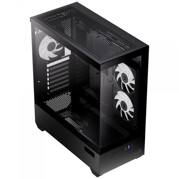 Корпус AeroCool P500D Digi-G-BK-v1 Black (ACCM-PN07033.11)