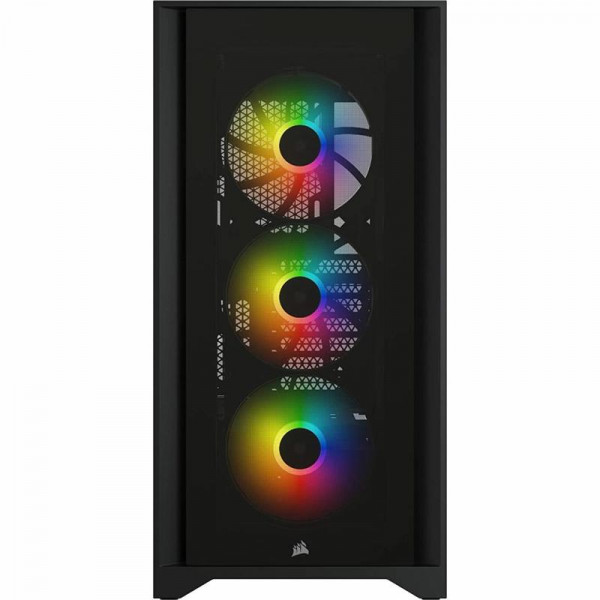 Корпус Corsair iCUE 4000X RGB Tempered Glass Black (CC-9011204-WW) без БЖ