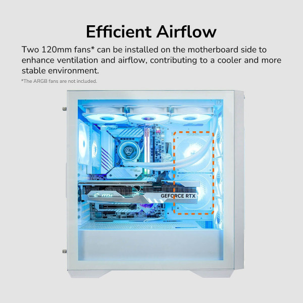 Корпус Cougar Uniface White без БЖ