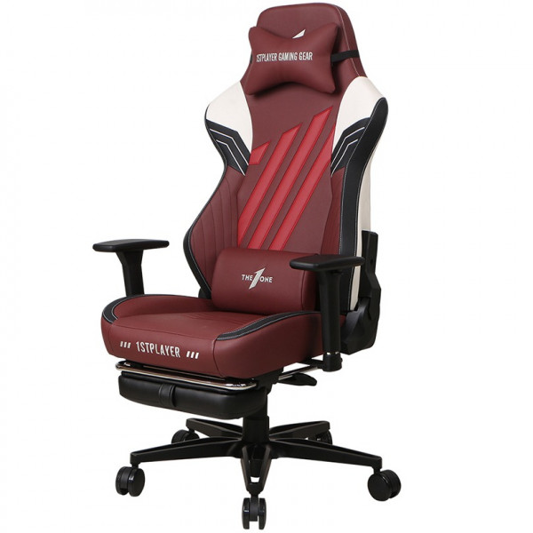 Крісло для геймерів 1stPlayer Duke Black White Red