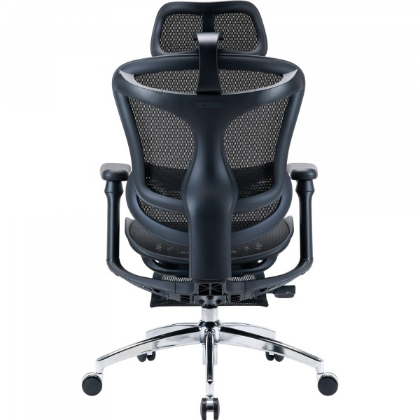 Крісло офісне Sihoo Doro C300L Mesh Black with footrest (Doro-C300L-A3-101-JT)