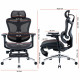 Крісло офісне Sihoo Doro C300L Mesh Black with footrest (Doro-C300L-A3-101-JT)