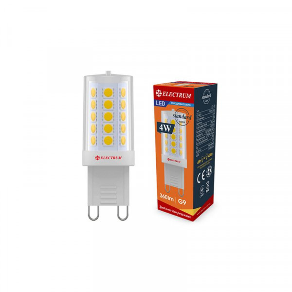 Лампа світлодіодна капсула Electrum 4W G9 4000K (A-LC-1896)