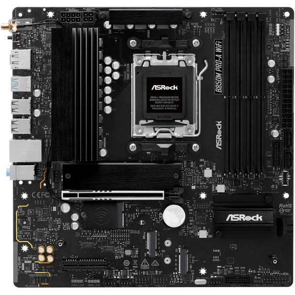 Материнська плата ASRock B850M Pro-A WiFi Socket AM5