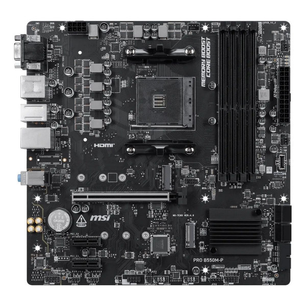 Материнська плата MSI Pro B550M-P Socket AM4