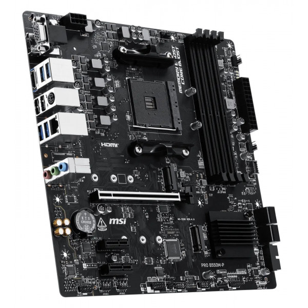 Материнська плата MSI Pro B550M-P Socket AM4