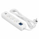 Мережевий фільтр 2E 3хSchuko, 1 х USB, 1 x USB-C, 3 м (2E-SP315M3USBWH)