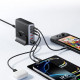 Мережевий зарядний пристрій Essager Engine 85W GaN (3xUSB-A, 3xUSB-C) Black (EZC85W-SXB0G-Z)