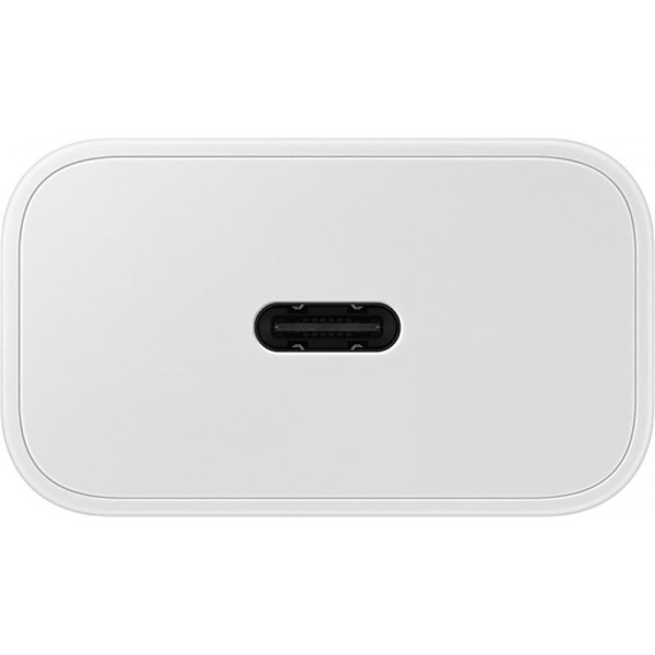 Мережевий зарядний пристрій Samsung EP-T2510XWEGEU White, 25W + кабель USB Type-C