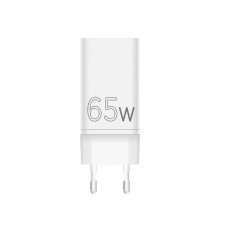 Мережевий зарядний пристрій Sigma mobile X-power 65W GaN, PD, QC (2xUSB-C + 1xUSB-A) White (PS65-01)