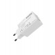 Мережевий зарядний пристрій Sigma mobile X-power 65W GaN, PD, QC (2xUSB-C + 1xUSB-A) White (PS65-01)