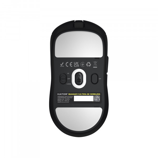 Миша бездротова Hator Quasar 3 Ultima 8K Wireless Black (HTM762)