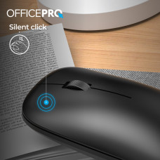 Миша бездротова OfficePro M225B Silent Click Wireless Black