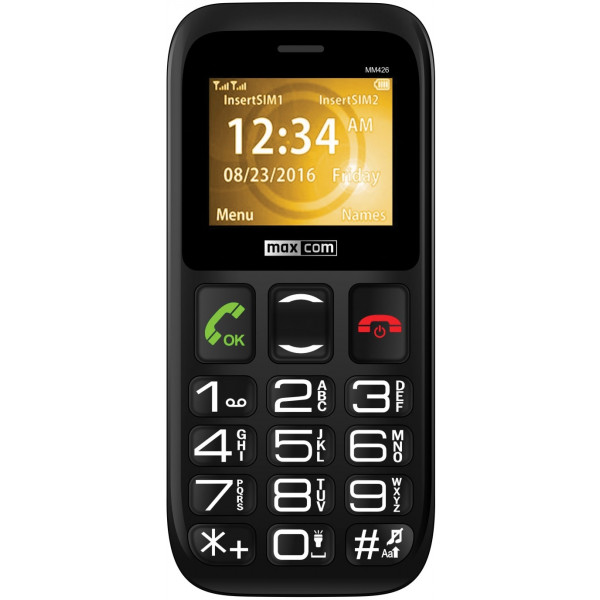 Мобiльний телефон Maxcom MM426 Black