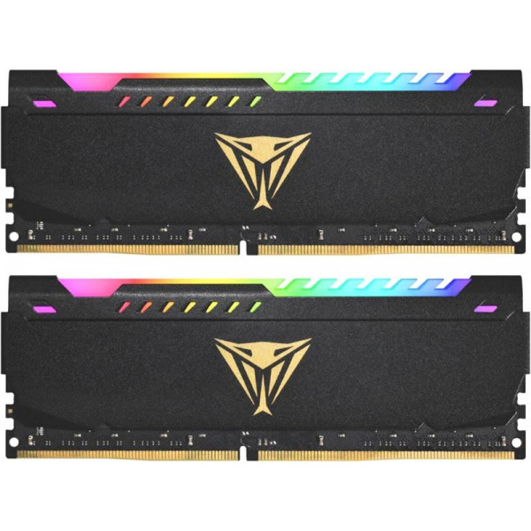 Модуль пам`яті DDR4 2x32GB/3200 Patriot Viper Steel RGB Black (PVSR464G320C8K)