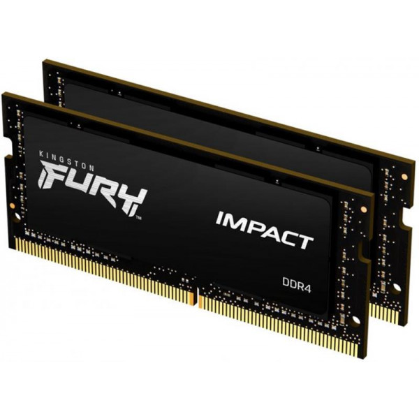 Модуль пам`ятi SO-DIMM 2x32GB/3200 DDR4 Kingston Fury Impact (KF432S20IBK2/64)