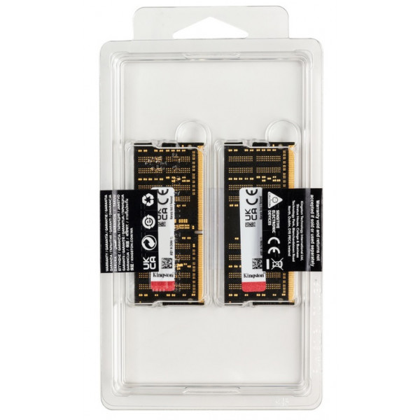 Модуль пам`ятi SO-DIMM 2x32GB/3200 DDR4 Kingston Fury Impact (KF432S20IBK2/64)