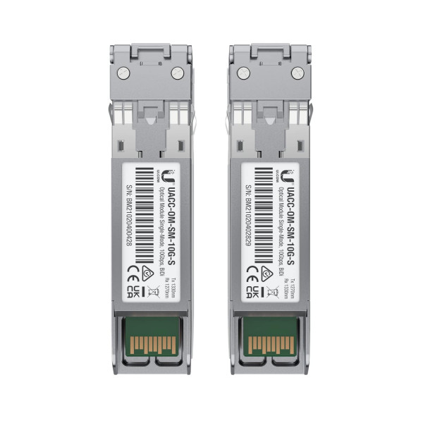 Модуль SFP Ubiquiti 10G Bidirectional Single-Mode Optical Module 2 pack (UACC-OM-SM-10G-S-2)