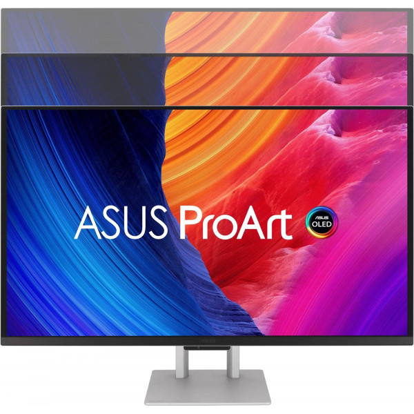 Монітор Asus 26.5" ProArt PA27UCDMR (90LM04NE-B01K71) OLED Silver/Black 240Hz