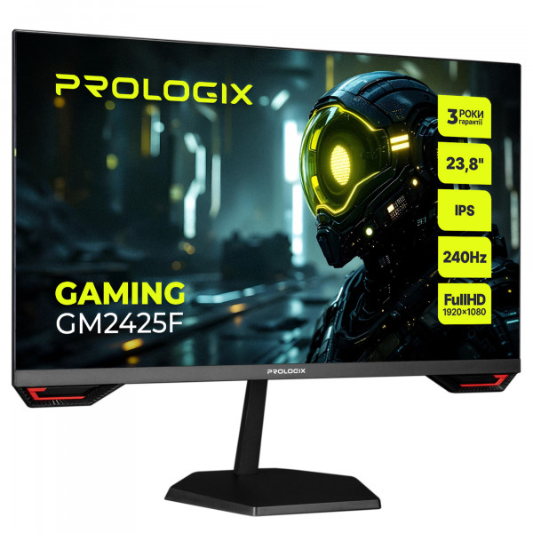 Монітор Prologix Gaming 23.8" GM2425F IPS Black 240Hz