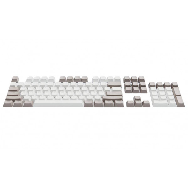 Набір кейкапів Dark Project PBT KS-48 ENG/UA/RU White/Grey (DP-KS-0048)