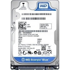 Накопичувач HDD 2.5" SATA 320Gb WD, 8Mb, Caviar Blue (WD3200LPVX)