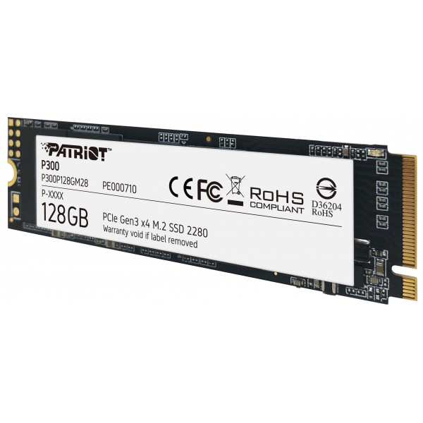 Накопичувач SSD 128GB Patriot P300 M.2 2280 PCIe 3.0 x4 NVMe TLC (P300P128GM28)